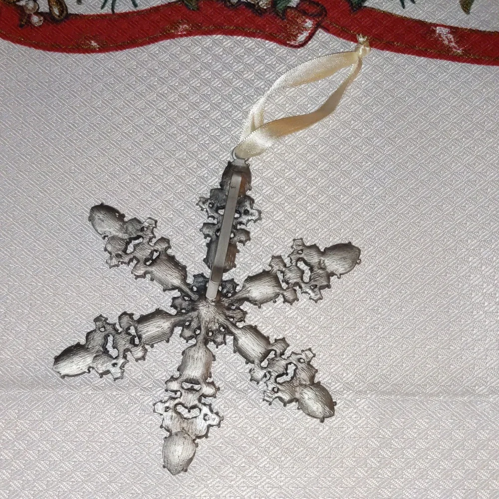 Pottery Barn Jeweled Crystal Snowflake 5